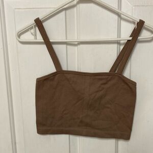 Forever 21 Crop top small brown